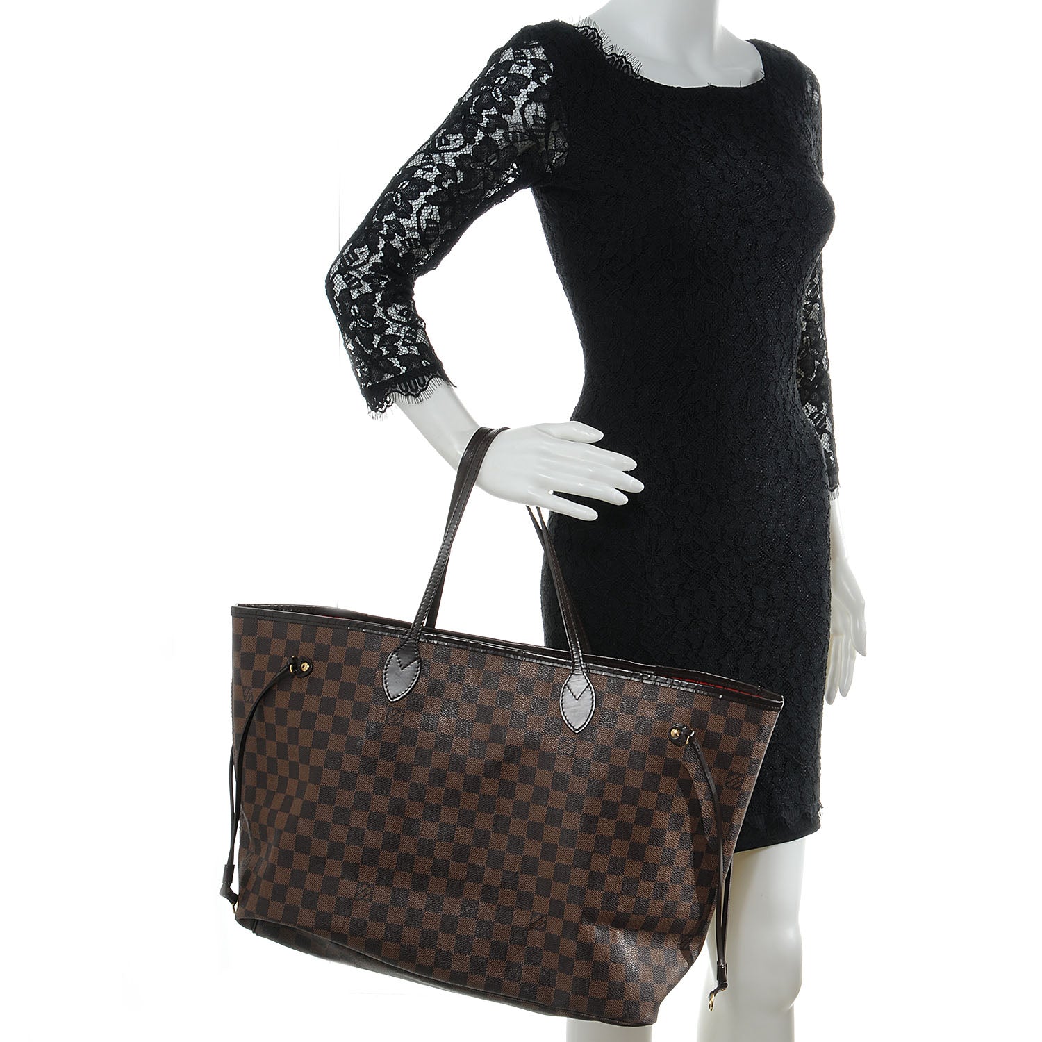 Louis Vuitton Damier Ebene Neverfull GM 2 of 10