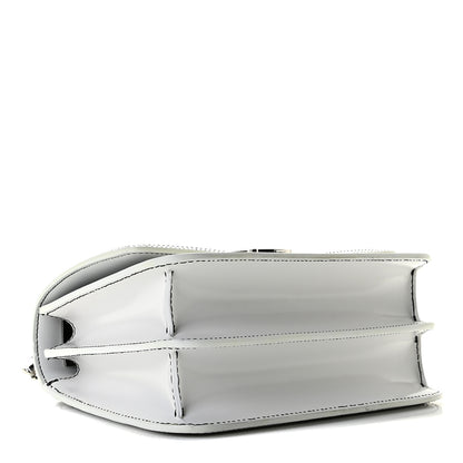 Burberry Calfskin Monogram Embossed Small TB Chain Bag Optic White 4 of 9