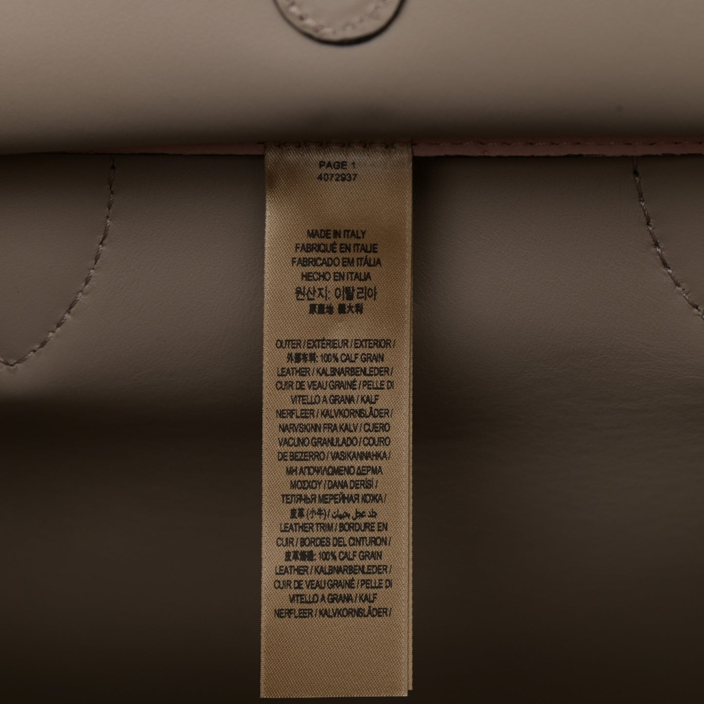 Marais Calfskin Medium Belt Bag Pale Ash Rose