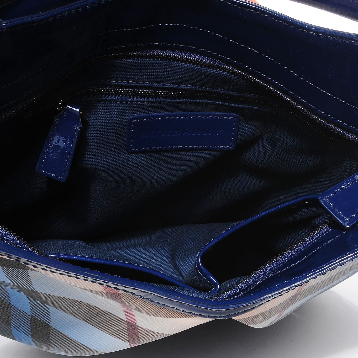 Burberry Nova Pop Degrade Medium Craigwell Hobo Jet Blue 8 of 12