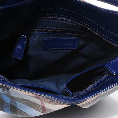 Burberry Nova Pop Degrade Medium Craigwell Hobo Jet Blue 8 of 12