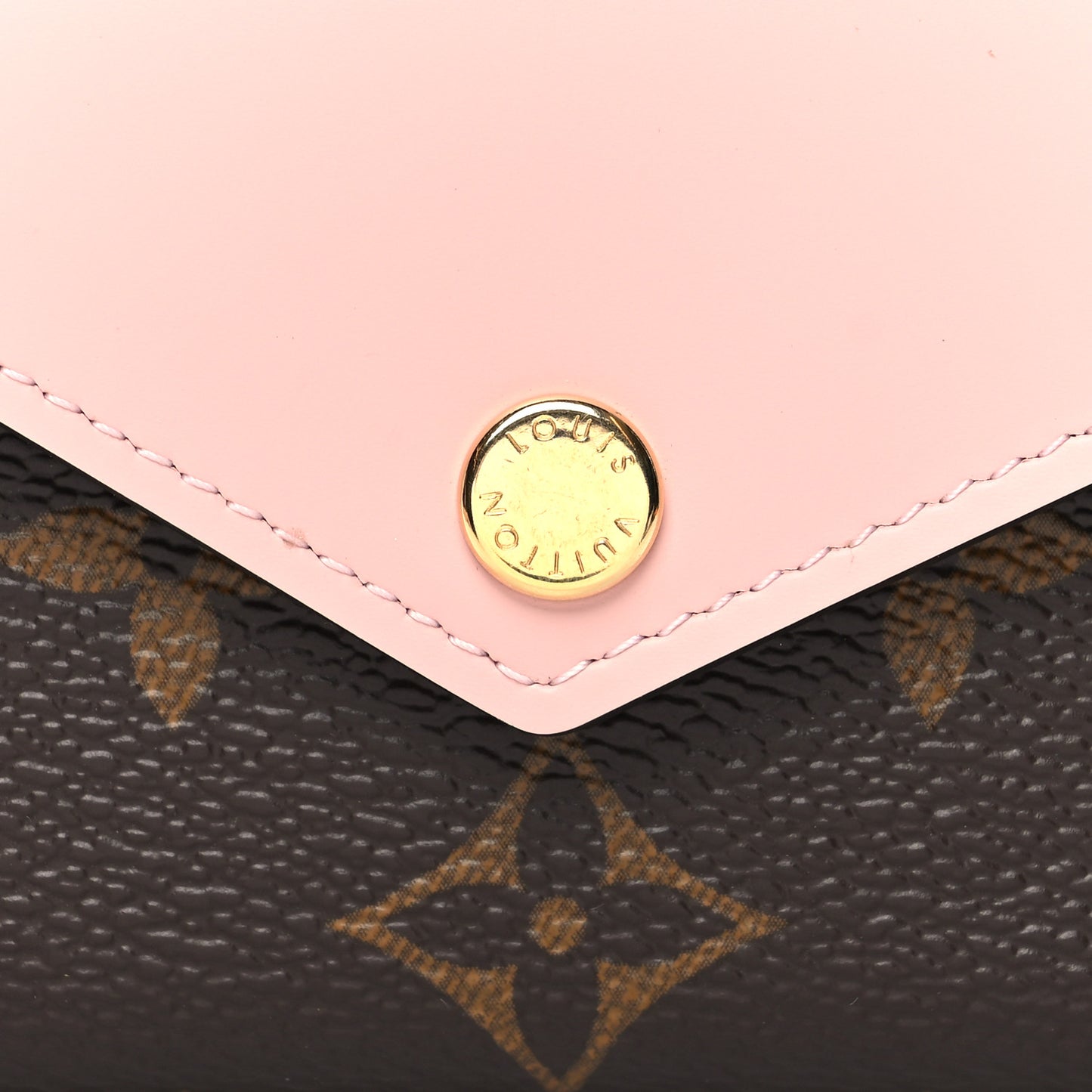Monogram Zoe Wallet Rose Ballerine