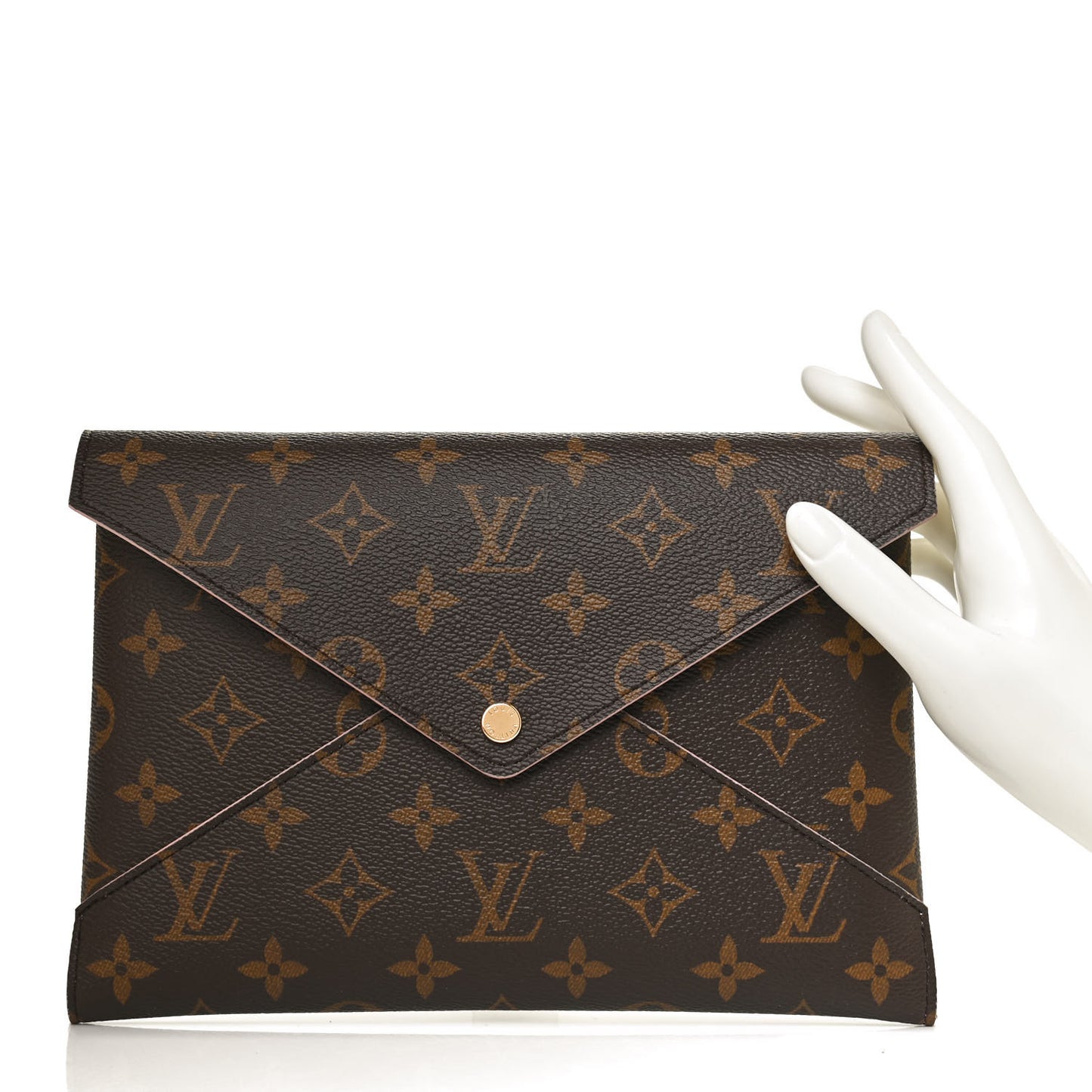 Monogram Large Kirigami Pochette Insert Rose Ballerine