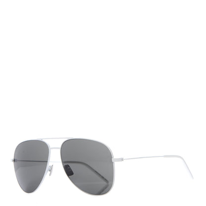 Saint Laurent Aviator Classic 11 Sunglasses White 1 of 9