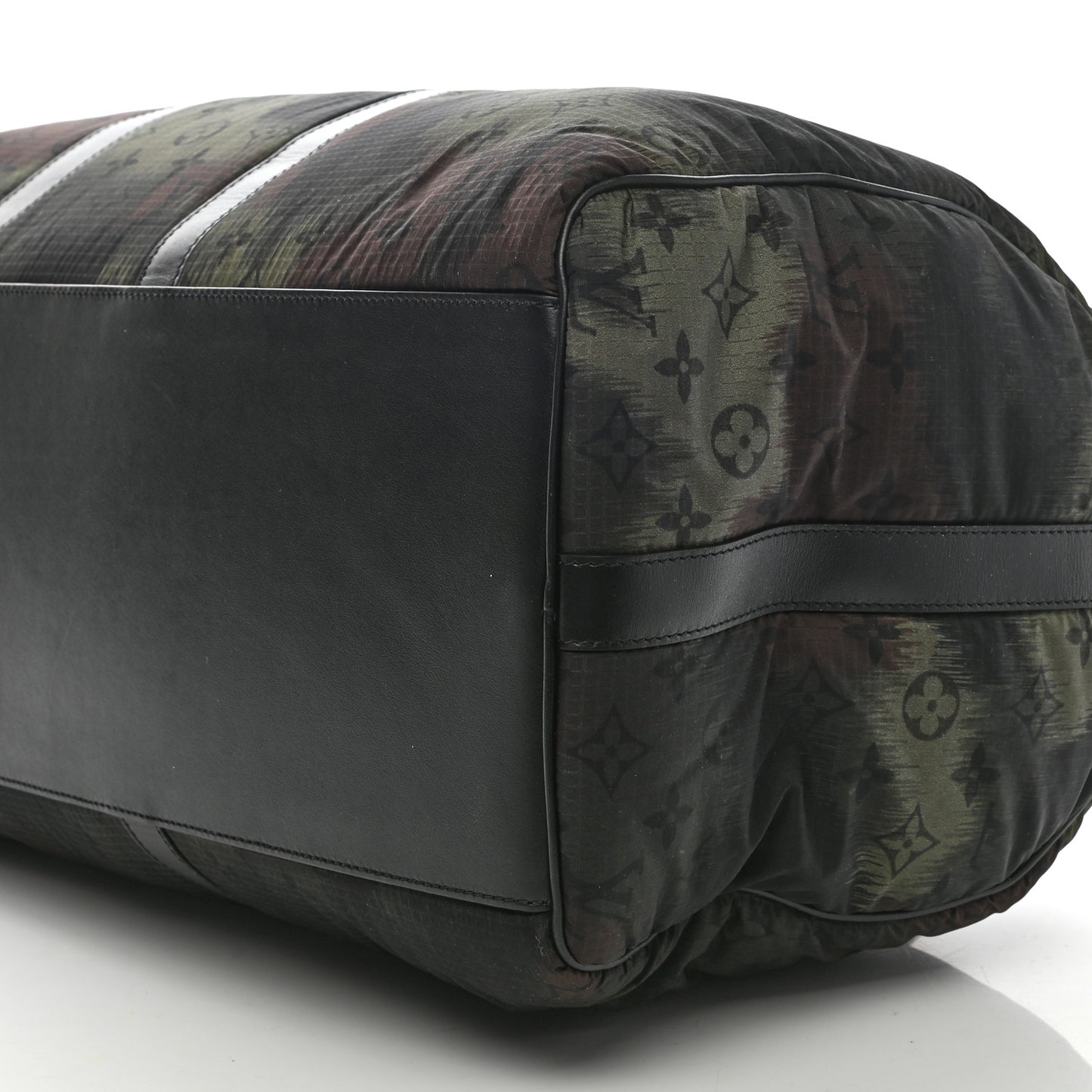 Nylon Monogram Camouflage Keepall Bandouliere 50 Kaki