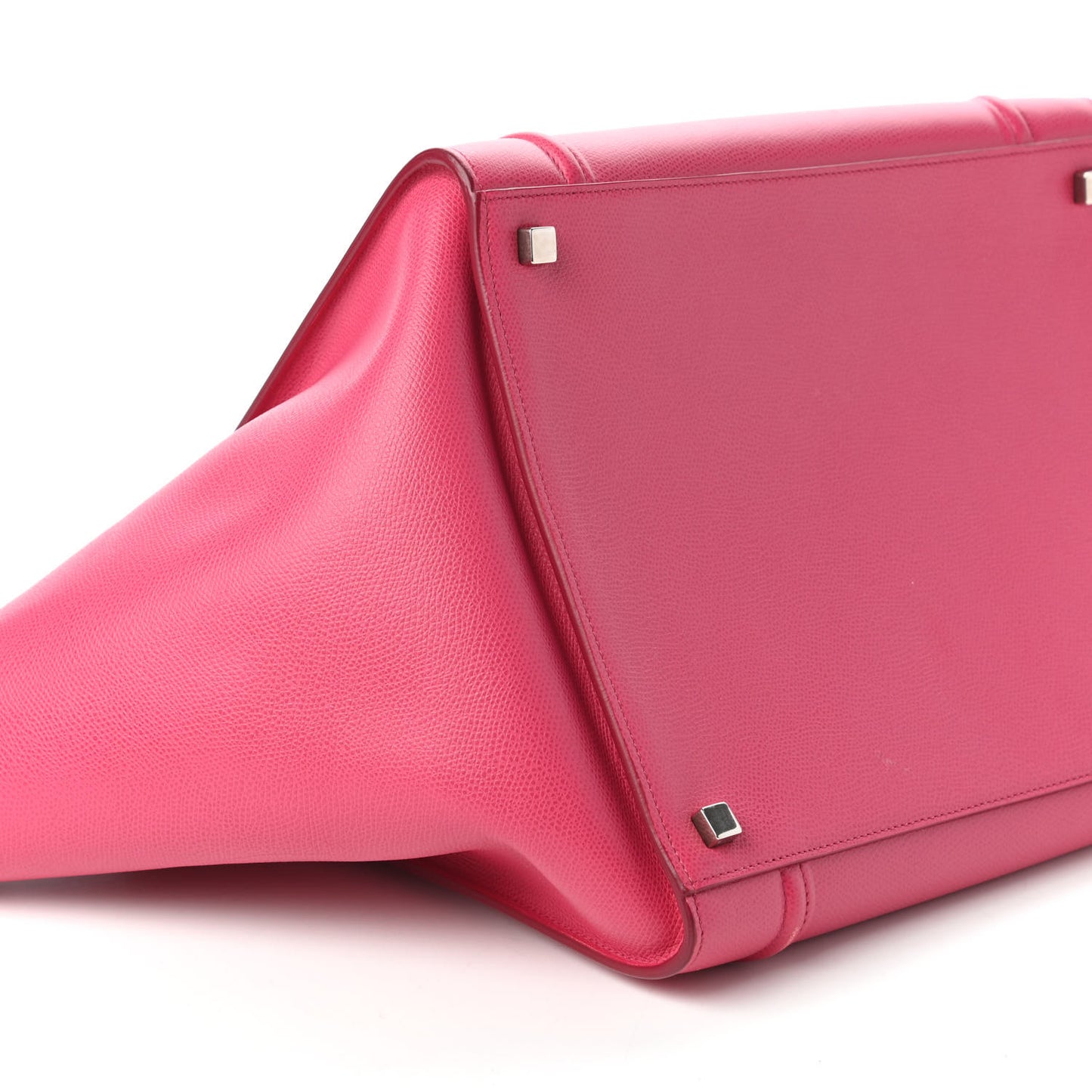 Grained Calfskin Medium Phantom Luggage Fuchsia