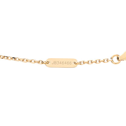 Van Cleef & Arpels 18K Yellow Gold Black Onyx Vintage Alhambra Pendant Necklace 5 of 5