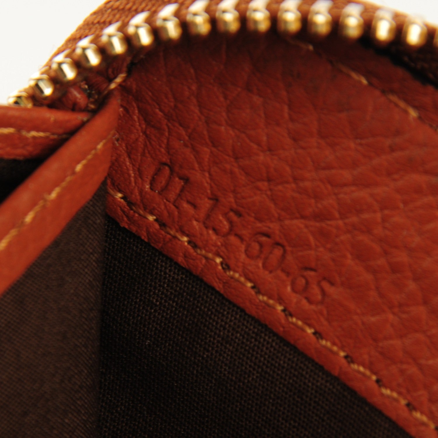 Chloe Grained Calfskin Marcie Long Zip Around Wallet Tan 8 of 9