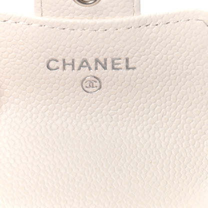 Chanel Caviar Quilted Airpods Pro Case White 6 of 8