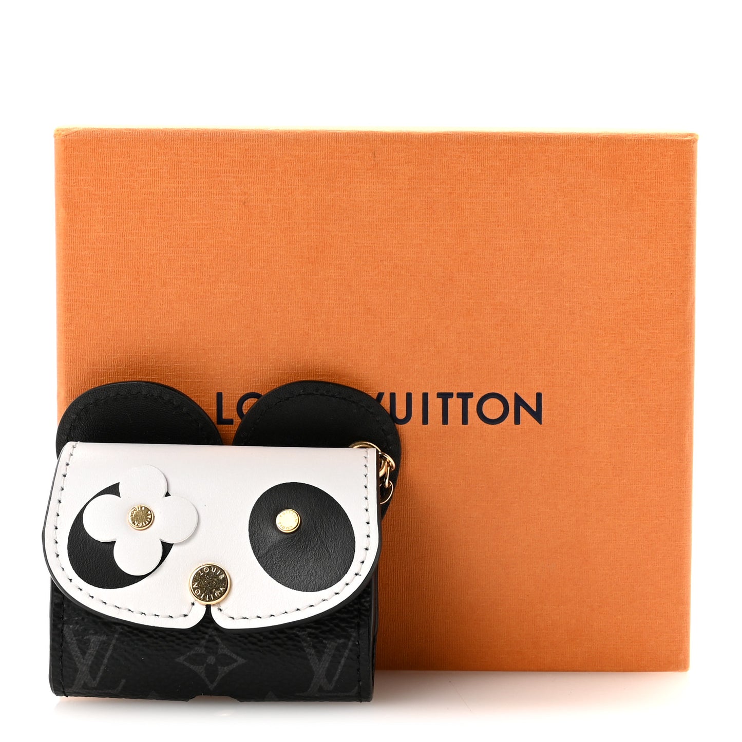 Monogram Eclipse Panda Earpods Case