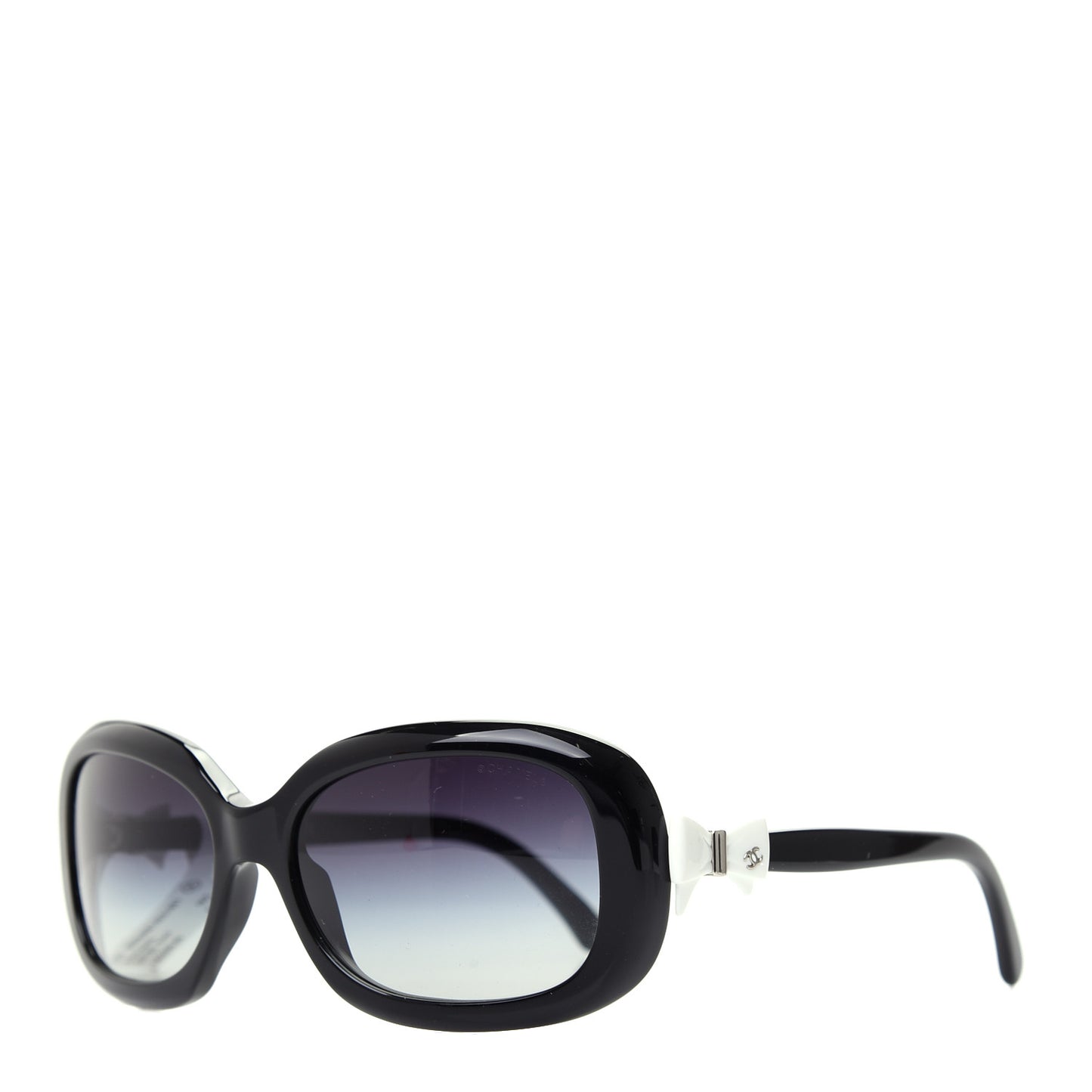 Acetate CC Bow Sunglasses 5171 Black White