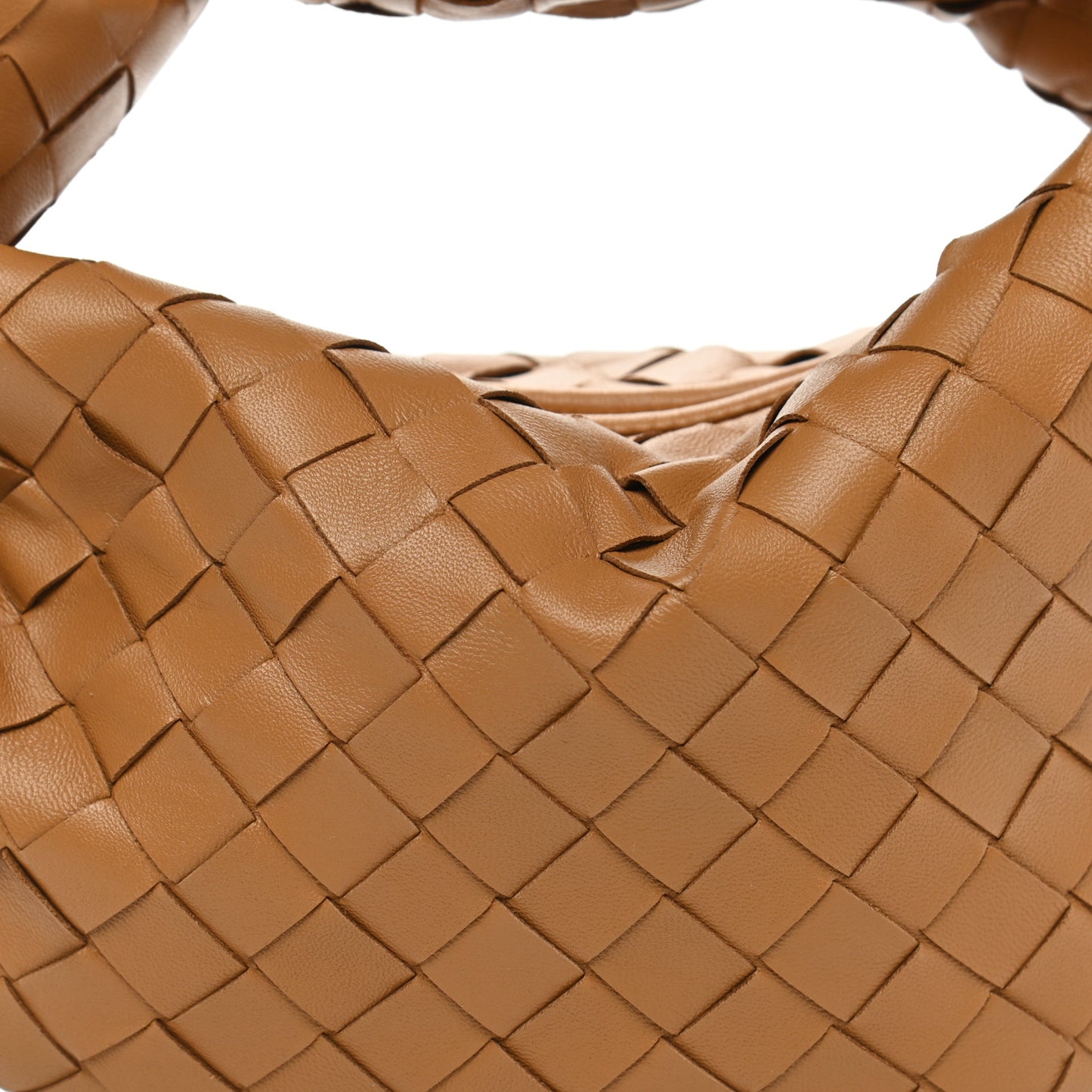 Nappa Intrecciato Mini Jodie Caramel