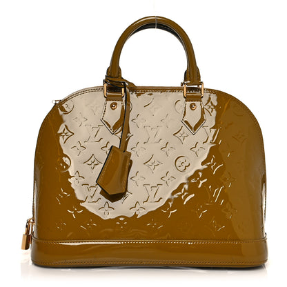 Louis Vuitton Vernis Alma PM Vert Olive 1 of 10