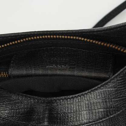 Balenciaga Agneau Lizard Embossed Classic Hardware Hip Black 7 of 8