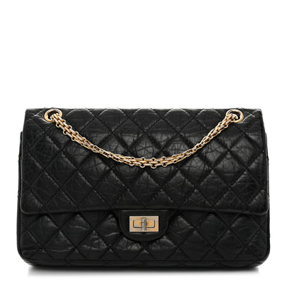 Chanel Aged Calfskin Quilted 2.55 Reissue 226 Flap Black 1 of 10