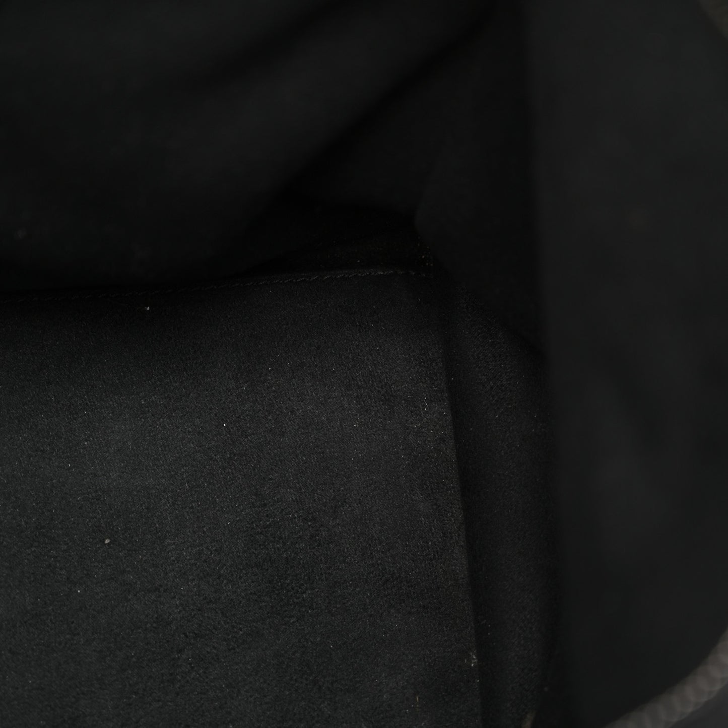 Drummed Calfskin Mini Luggage Black