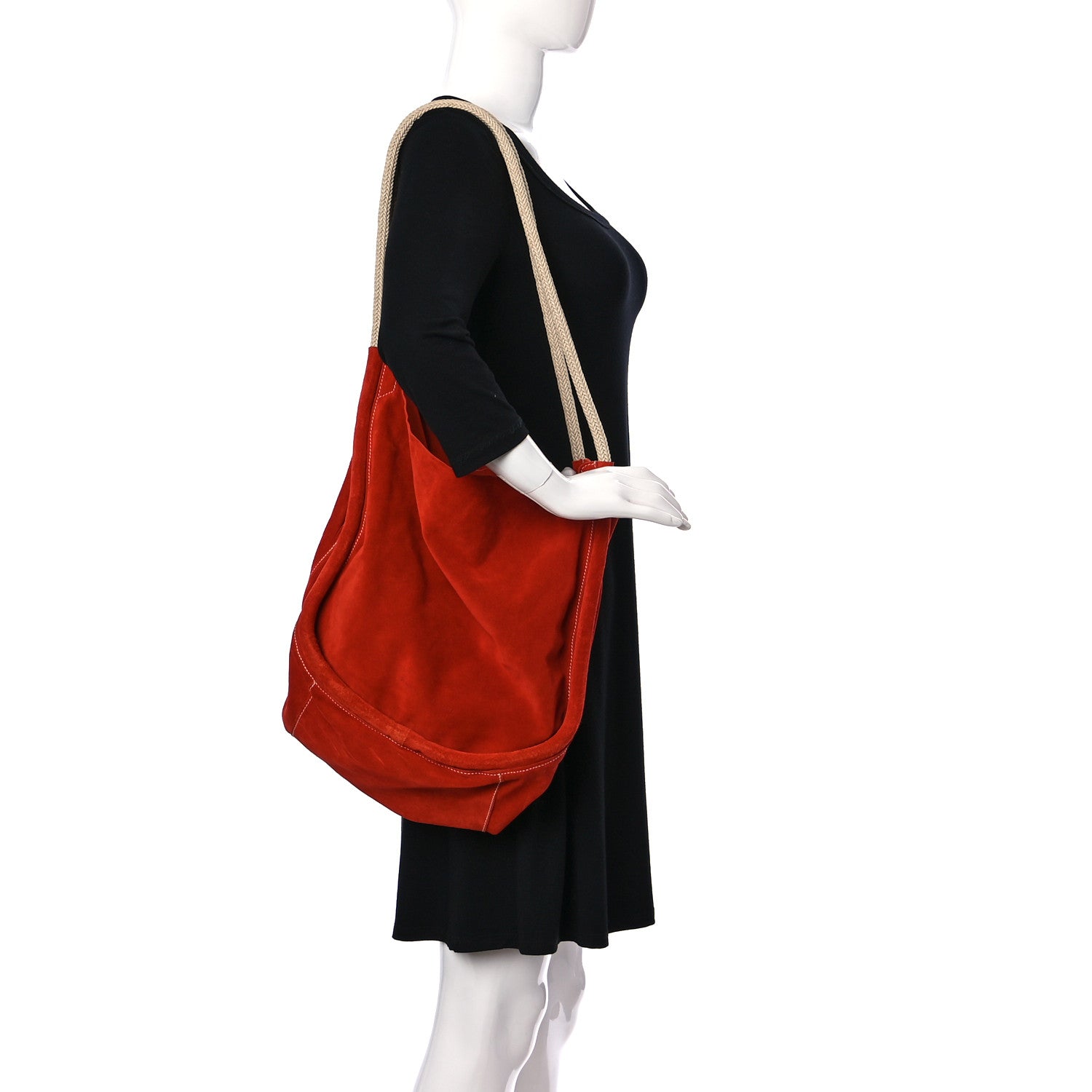 Proenza Schouler Suede XL Tote Red 2 of 15