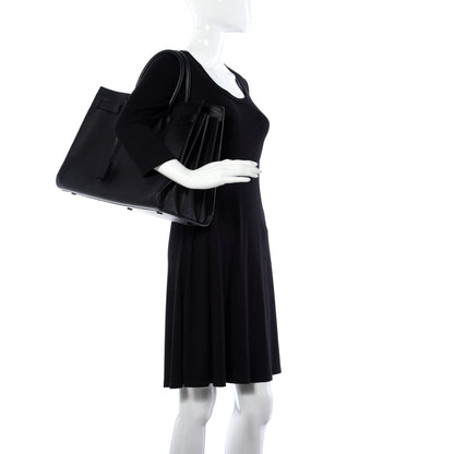 Saint Laurent Grained Calfskin Large Sac De Jour Carryall Black 3 of 9