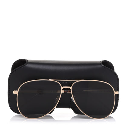 Saint Laurent Aviator Classic 11 Sunglasses Gold 9 of 9
