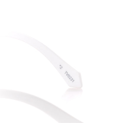 Louis Vuitton Acetate Monogram Sideway Sunglasses Z1452U White 7 of 8