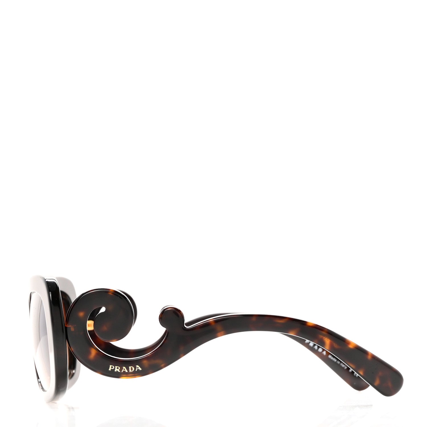 Prada Acetate Baroque Sunglasses SPR 27O Tortoise 3 of 8