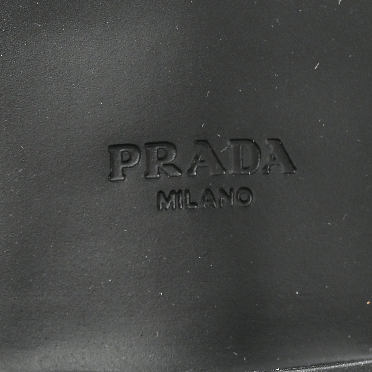 Prada Spazzolato Metal Triangle Logo 50mm Loafers 40 Black 6 of 11