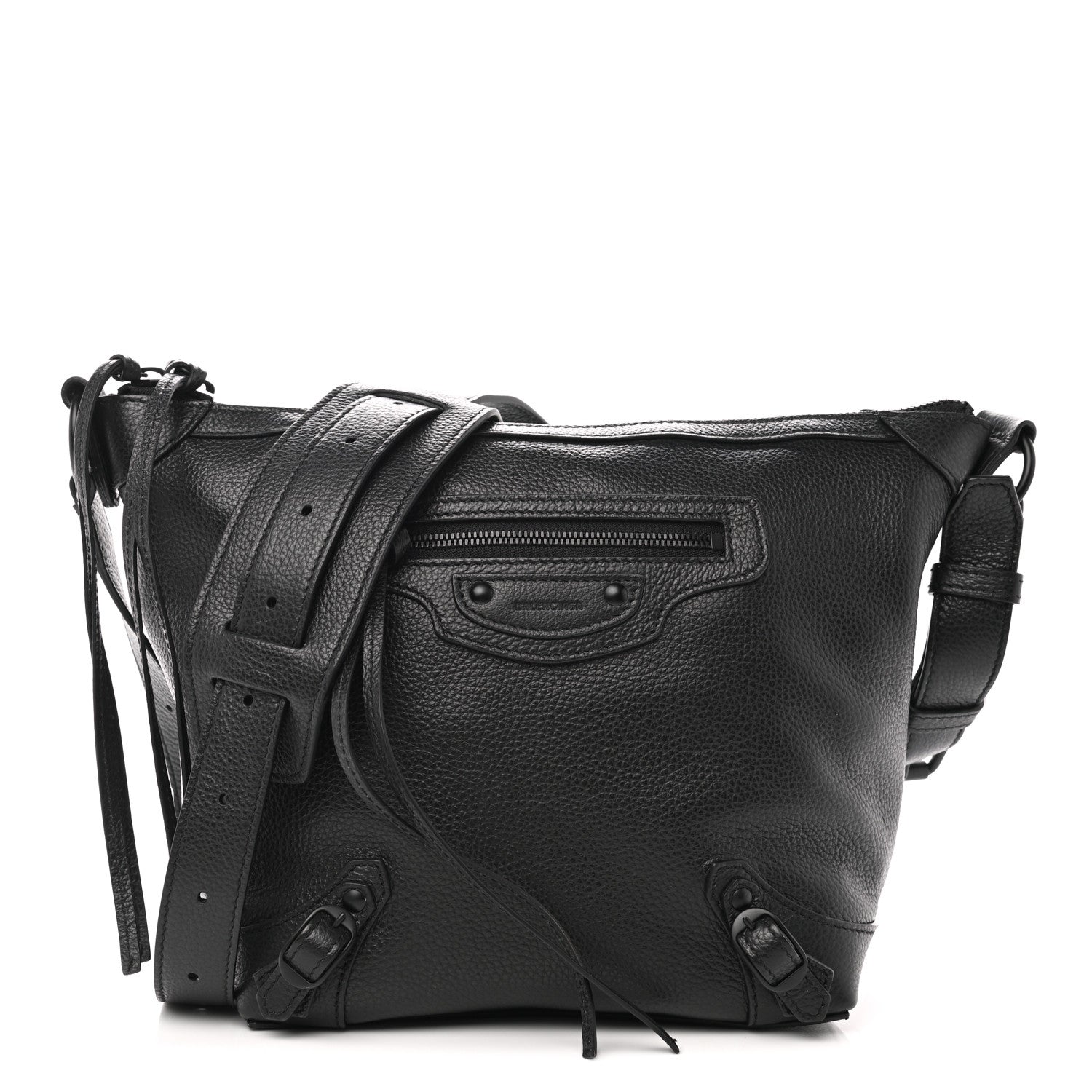 Balenciaga Grained Calfskin Neo Classic Hardware Hobo XS Black 1 of 10