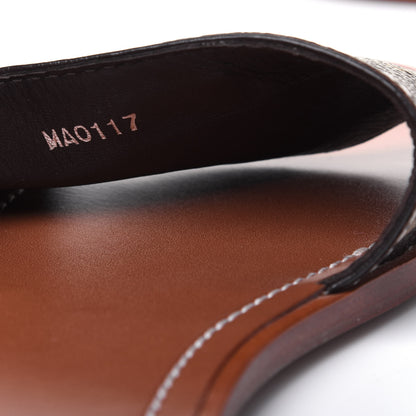 Louis Vuitton Monogram Lock It Flat Mules 39 Brown 8 of 16