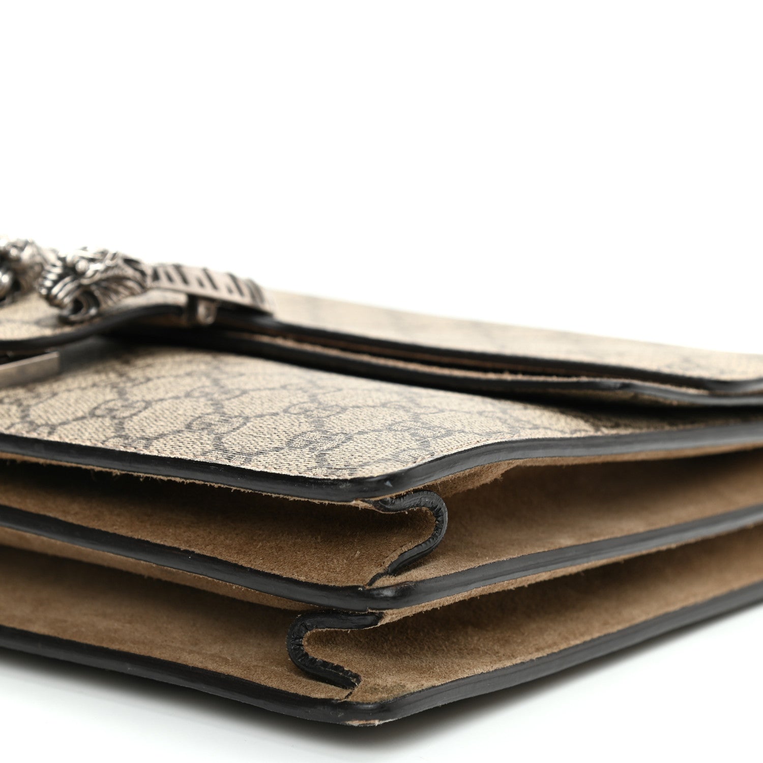 Gucci GG Supreme Monogram Medium Dionysus Shoulder Bag Taupe 9 of 11