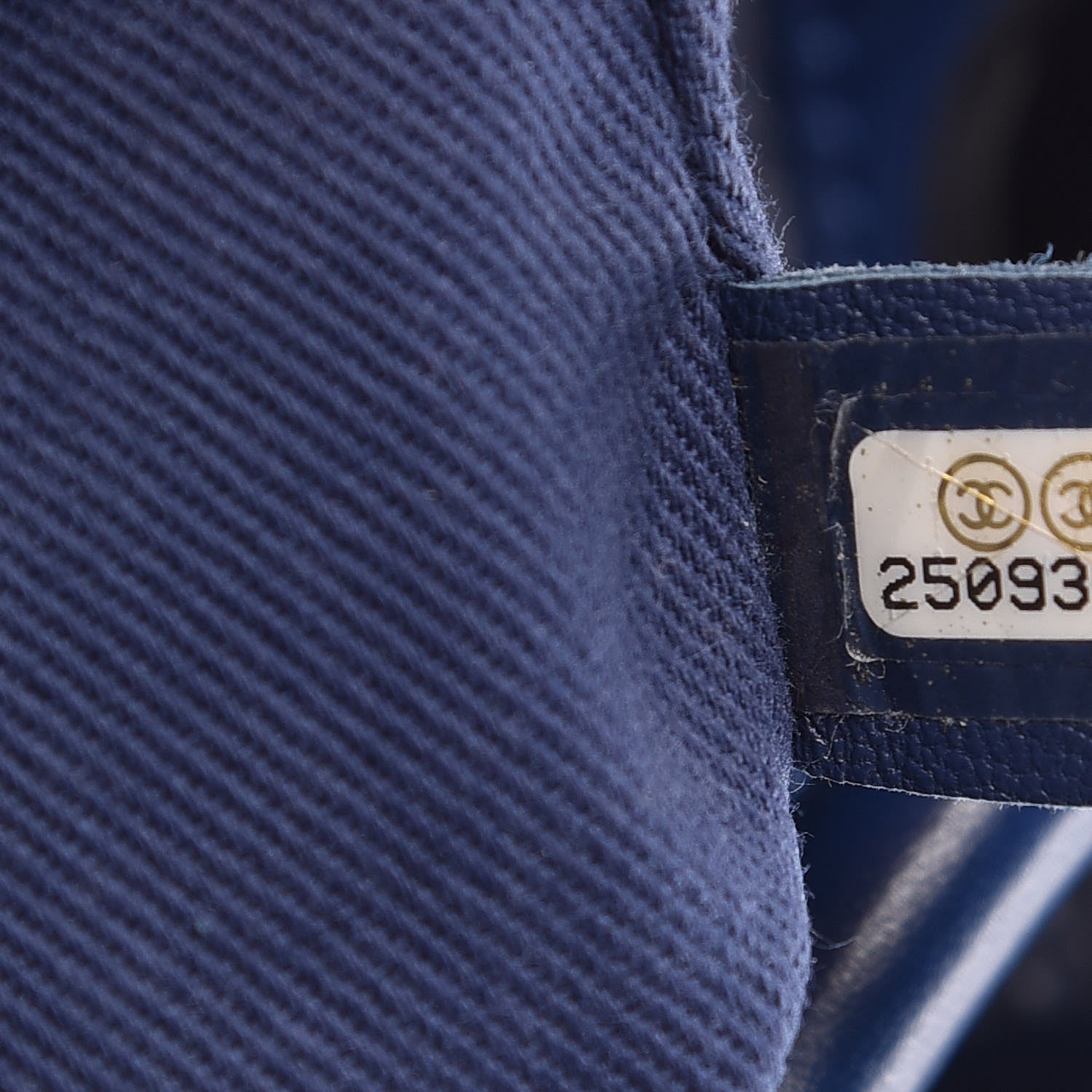 Chanel Canvas Large Deauville Tote Blue 7 of 12