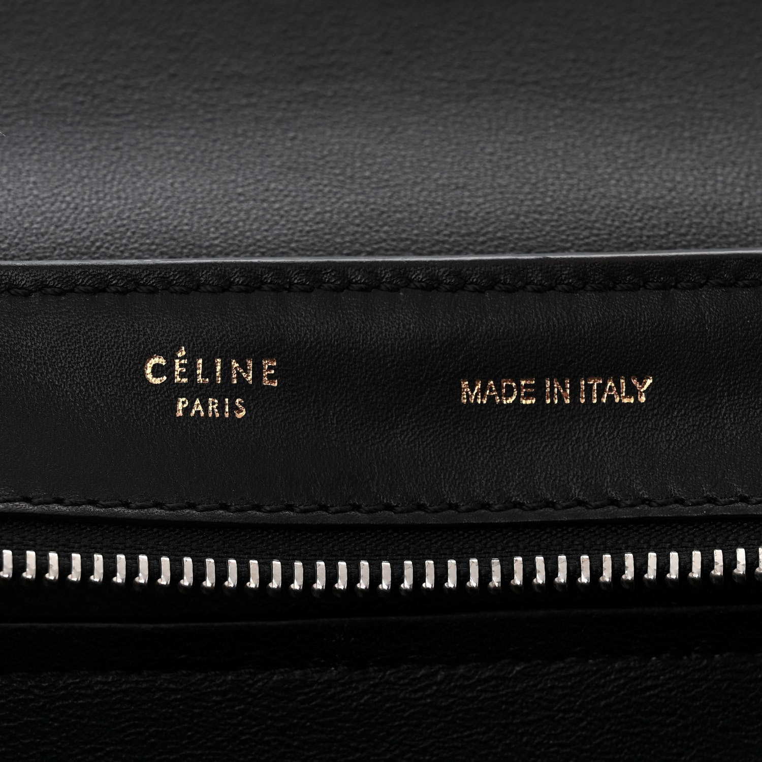 Celine Snakeskin Calfskin Medium Trapeze Black Red 6 of 10