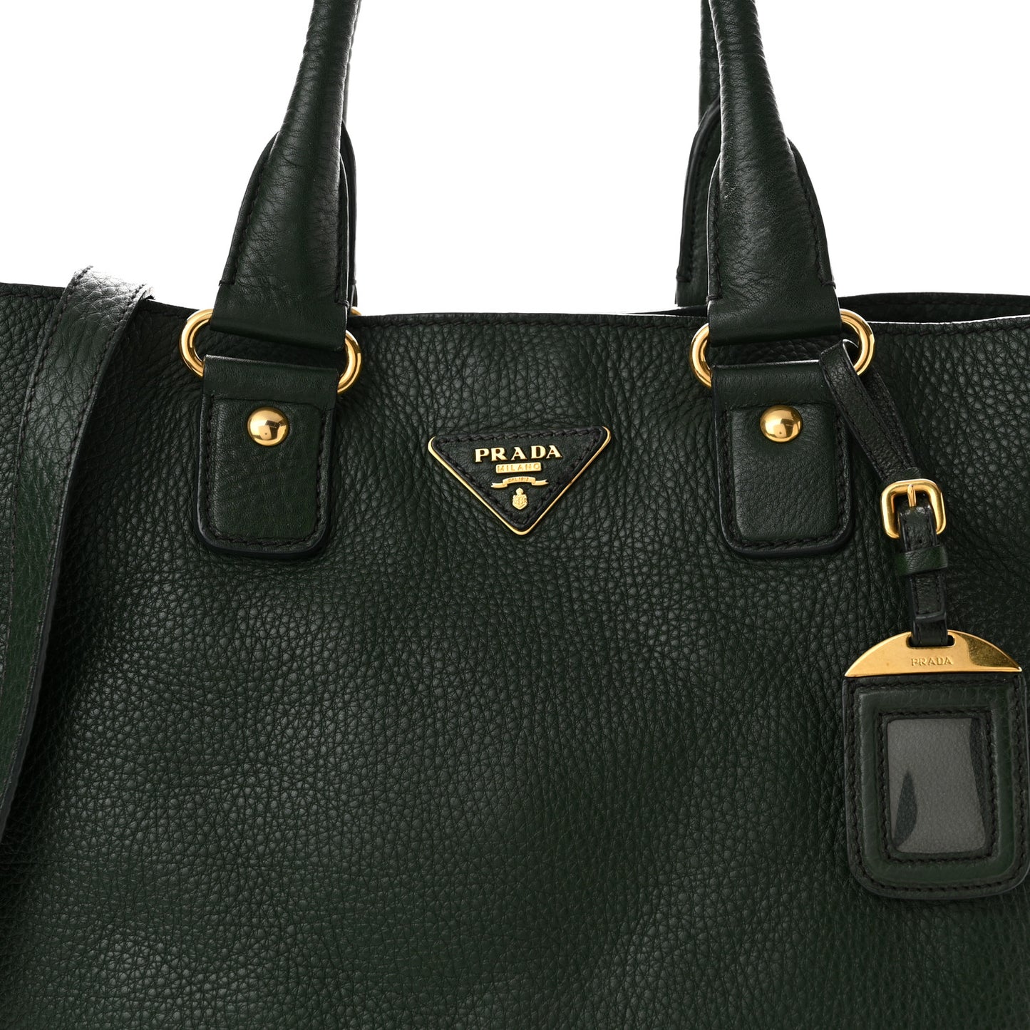 Vitello Daino Shopping Tote Foresta