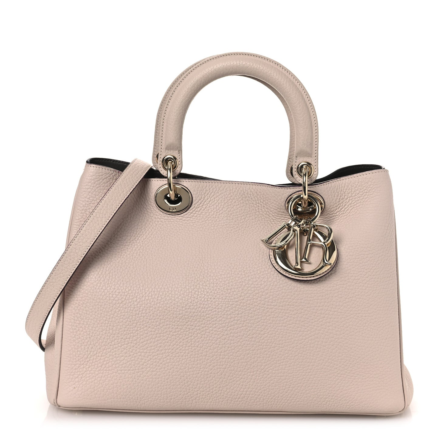 Bullcalf Medium Diorissimo Tote Rose Poudre