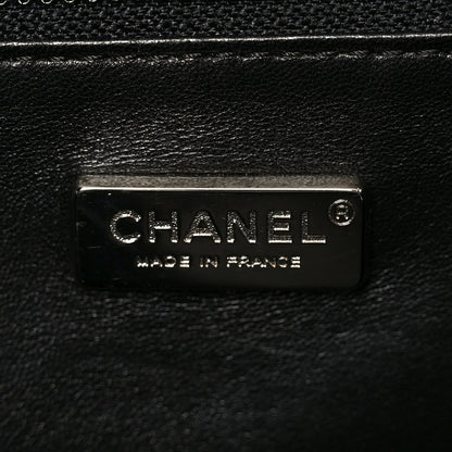 Chanel Snakeskin Executive Cerf Shopper Tote Black 7 of 12
