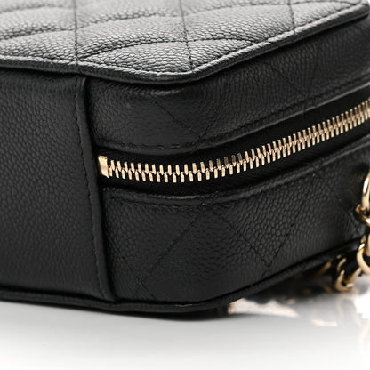 Chanel Caviar Quilted Small Top Handle Vanity Case Black 10 of 11