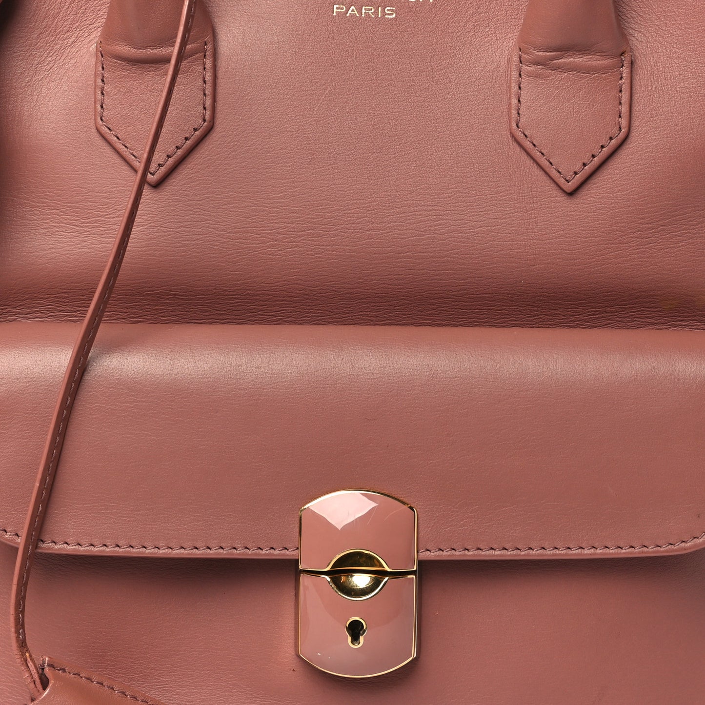 Calfskin Padlock All Afternoon Tote Pink