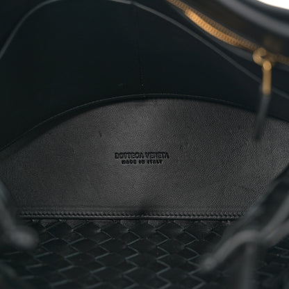 Bottega Veneta Nappa Intrecciato Medium Andiamo Shoulder Bag Black 5 of 9
