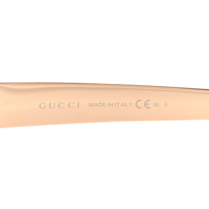Gucci Acetate Floral Fabric Embedded Cat Eye Sunglasses GG 3740/S Beige 5 of 7