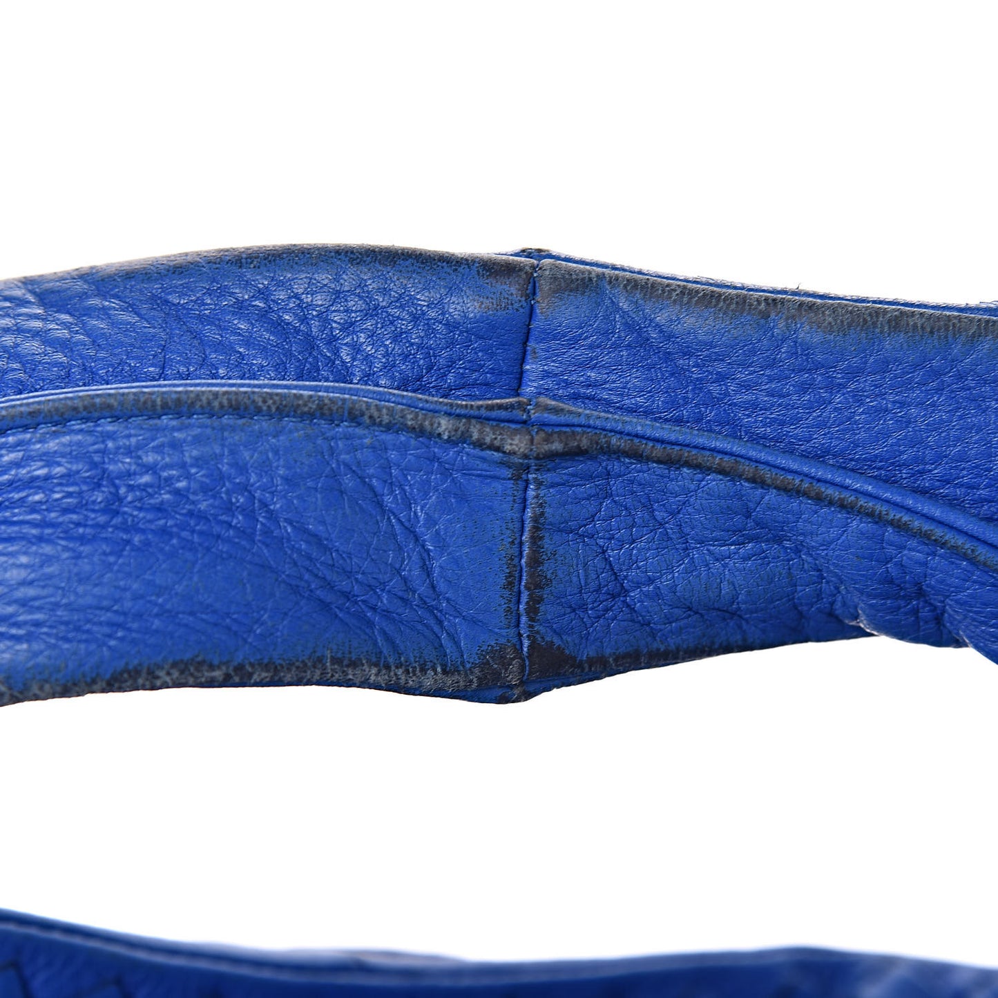 Cervo Deerskin Large Hobo Signal Blue