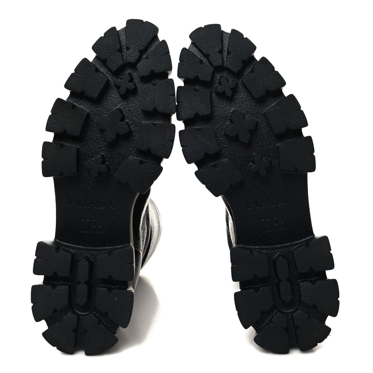 Prada Patent Naplak Tech Monolith 55mm Boots 40 Black 5 of 8