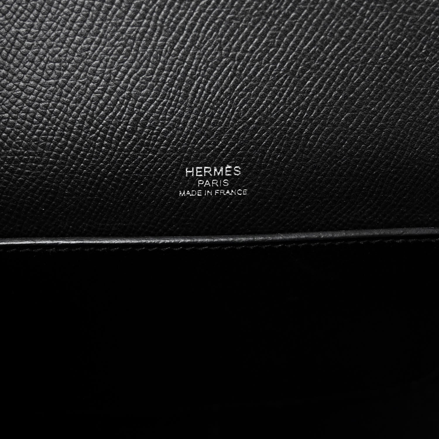Hermes Epsom Octogone 23 Black 6 of 10