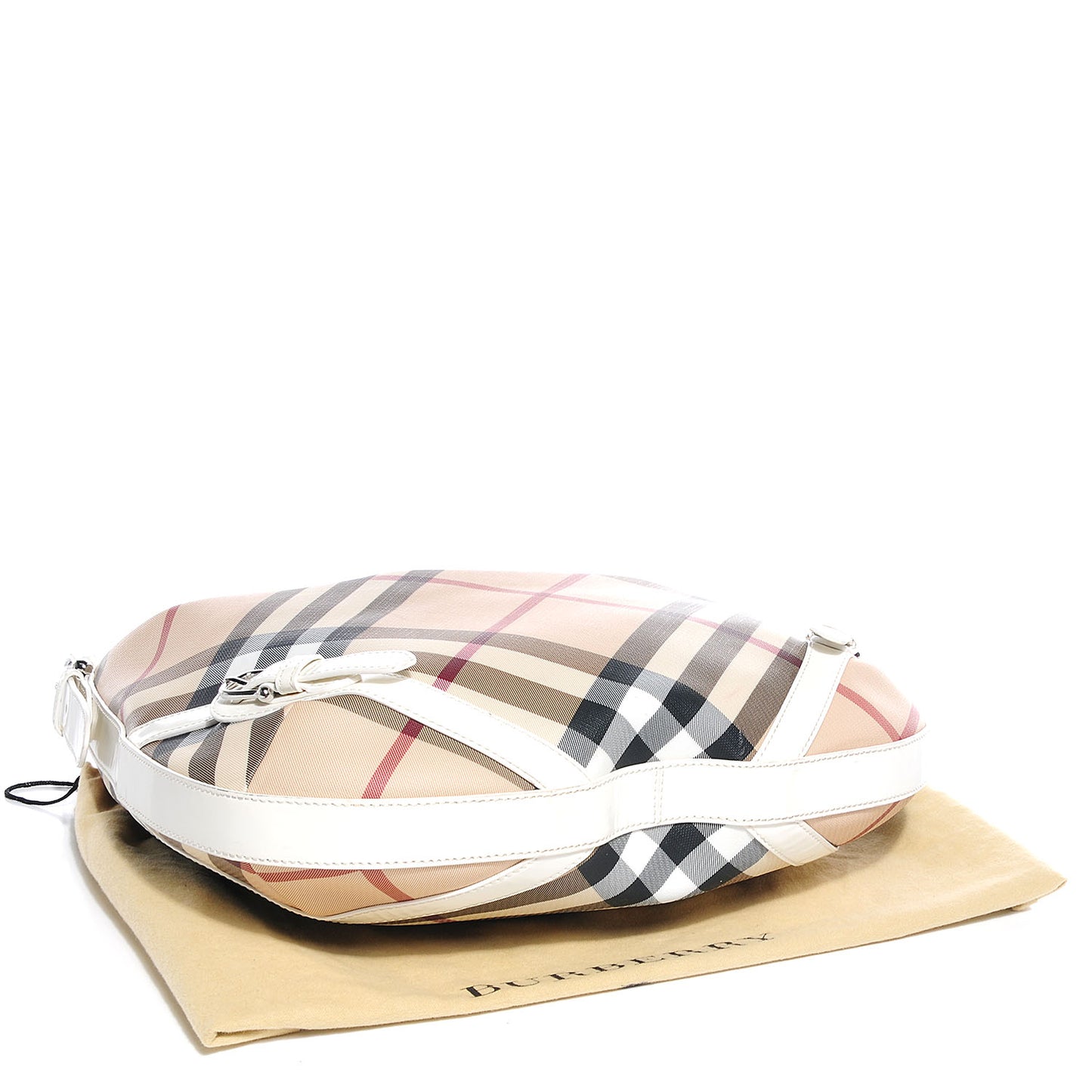 Supernova Check Large Larkin Hobo White