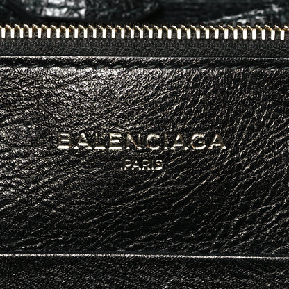 Balenciaga Agneau S Blanket Square Tote Black 6 of 9