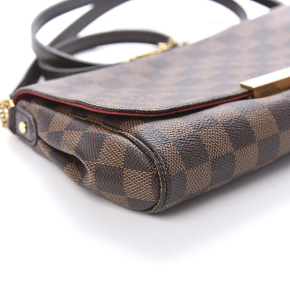 Louis Vuitton Damier Ebene Favorite MM 6 of 13