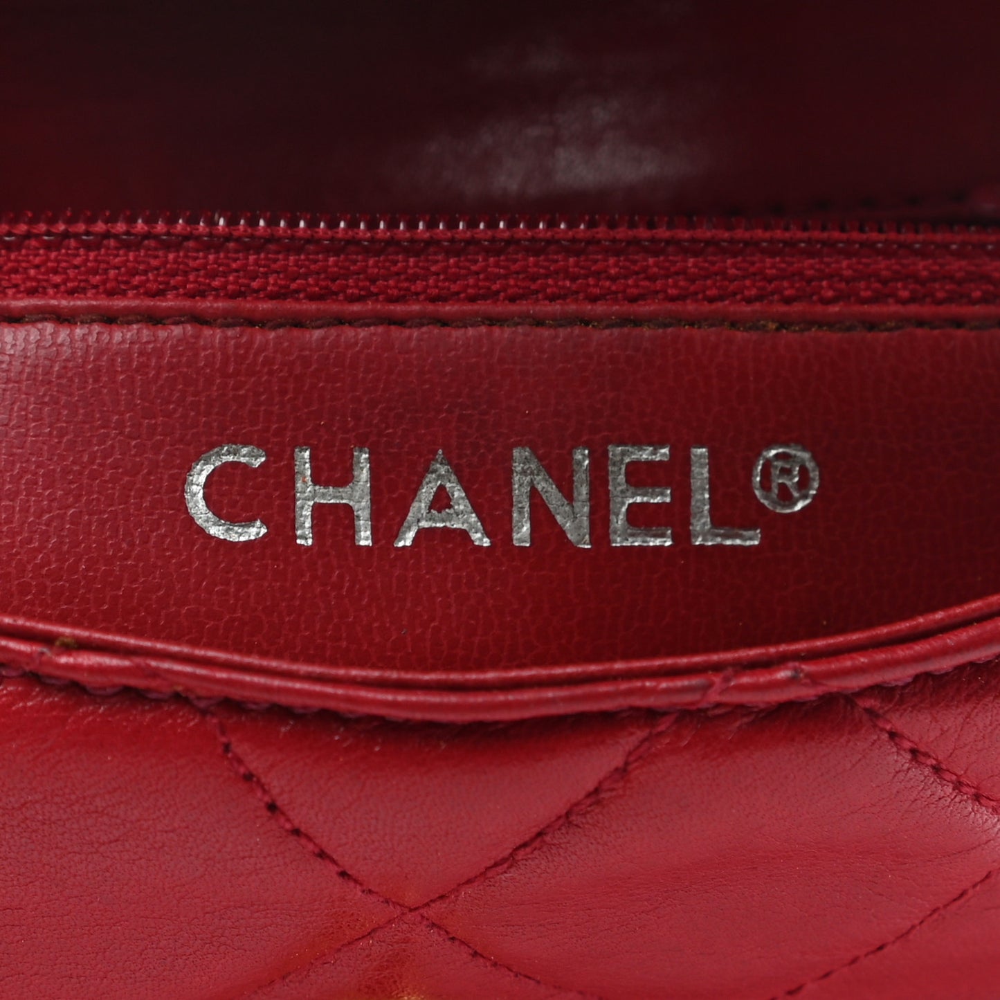 Lambskin Quilted Flap Waist Belt Bag Red