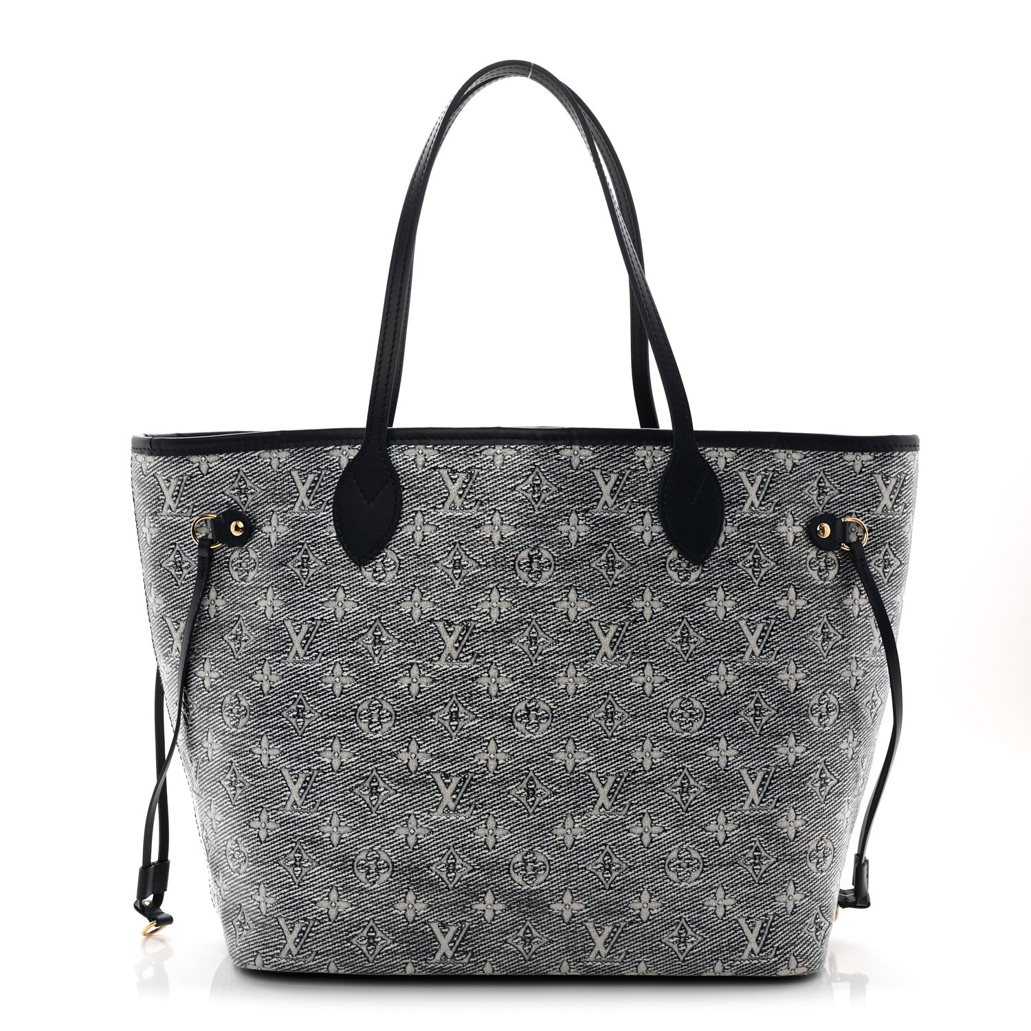 Louis Vuitton Monoglam Neverfull MM Blue 1 of 10