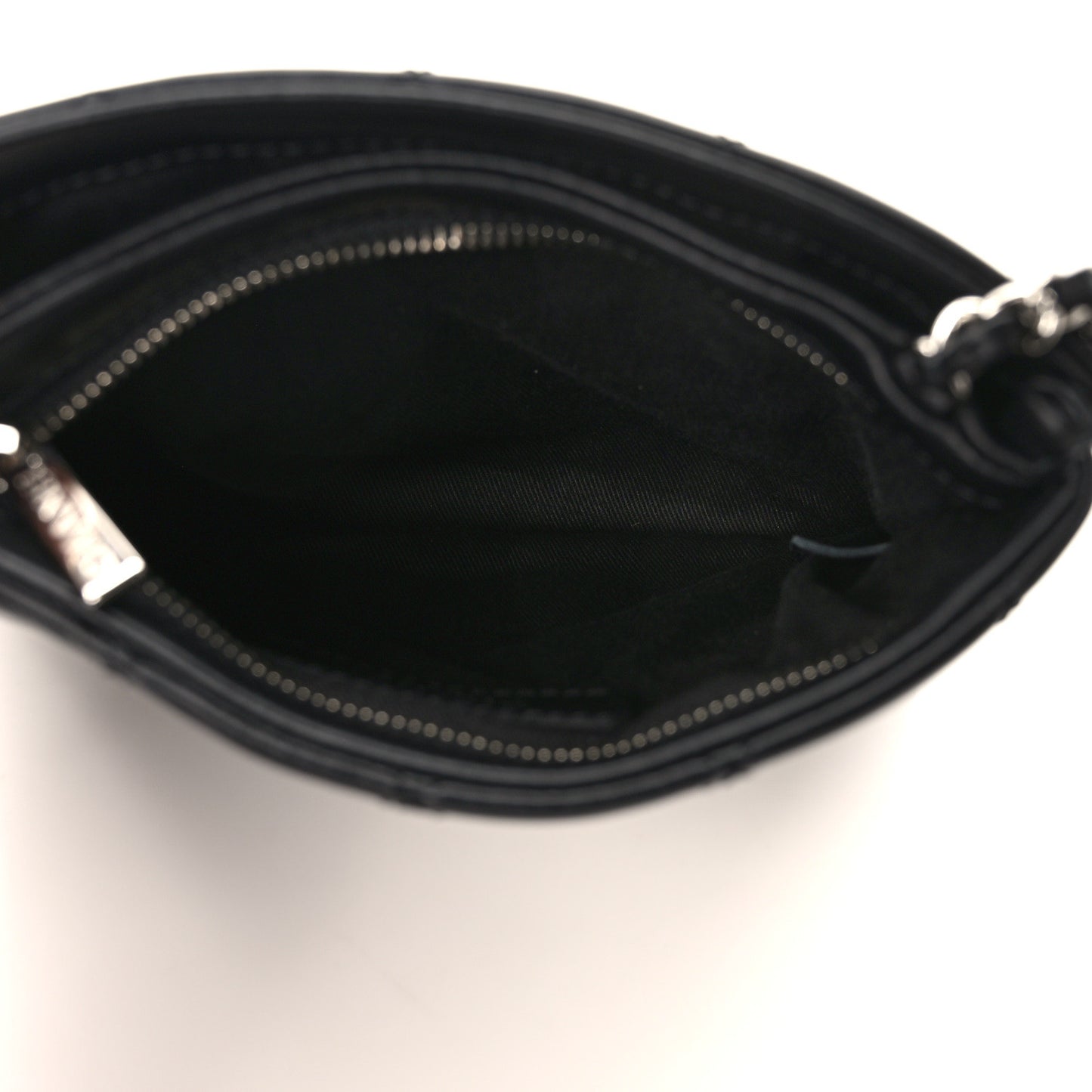 Lambskin Quilted Crossbody Bag Black