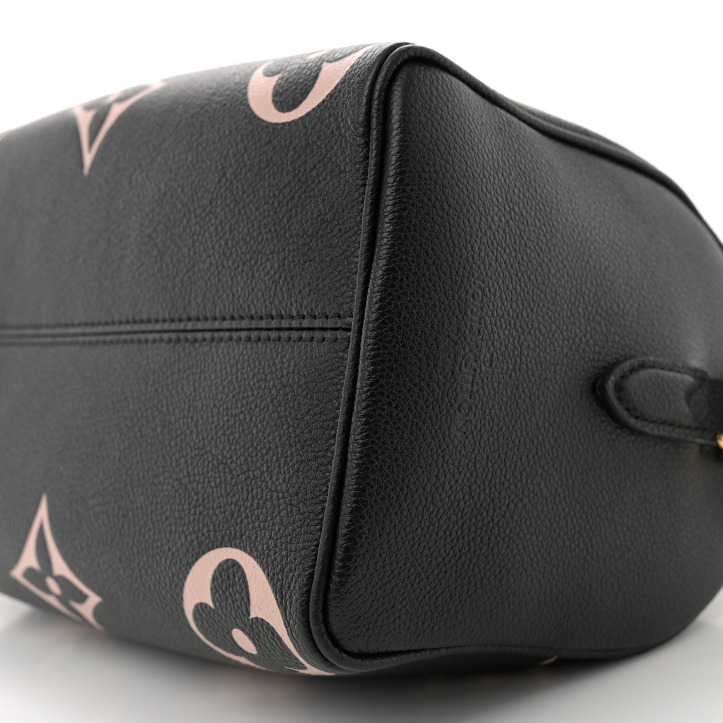 Empreinte Monogram Giant Speedy Bandouliere 25 Black Beige