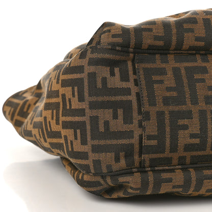 Fendi Zucca Vitello Artic Grande Shopping Tote Tobacco Castagna 7 of 8
