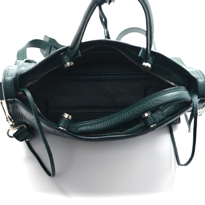 Balenciaga Veau Grana Perforated Blackout Hardware S City Verde 5 of 9